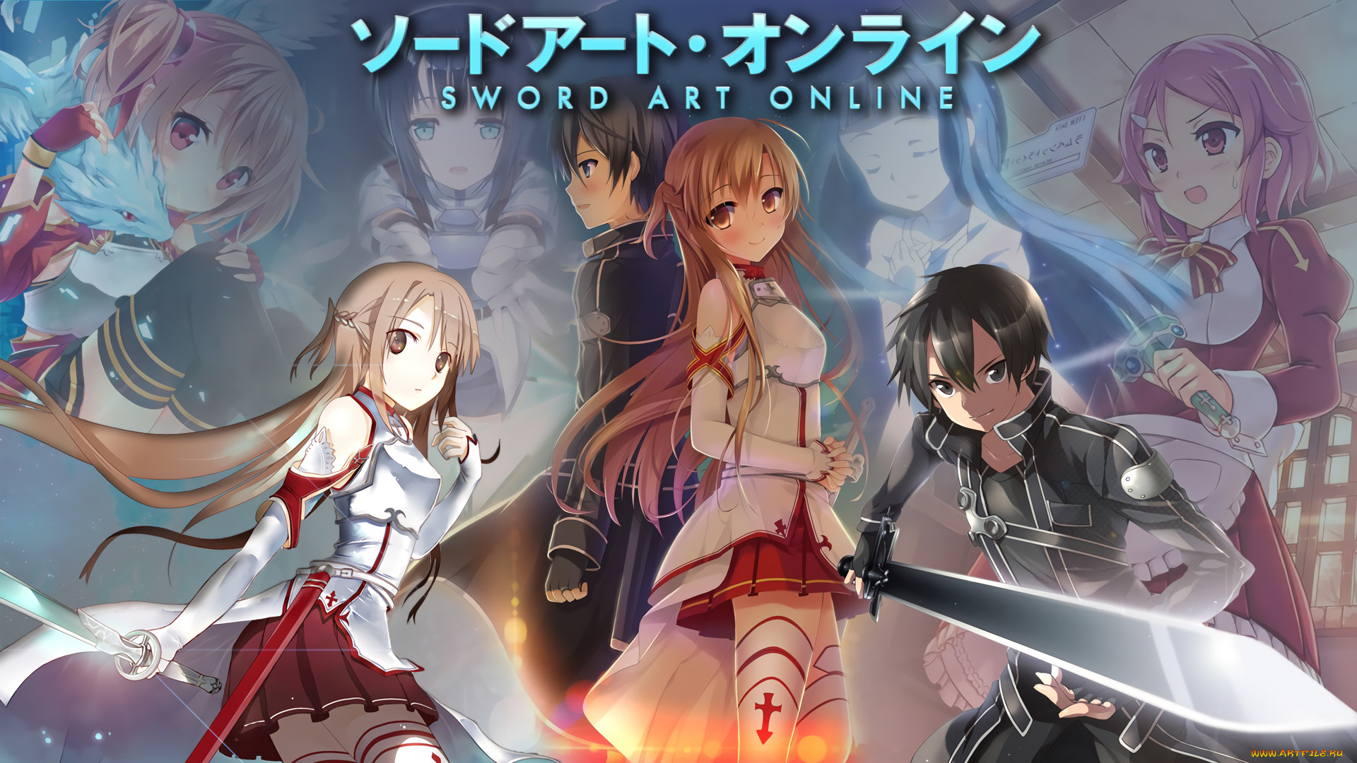 , sword art online, , , 